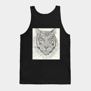 tiger drawing Tank Top